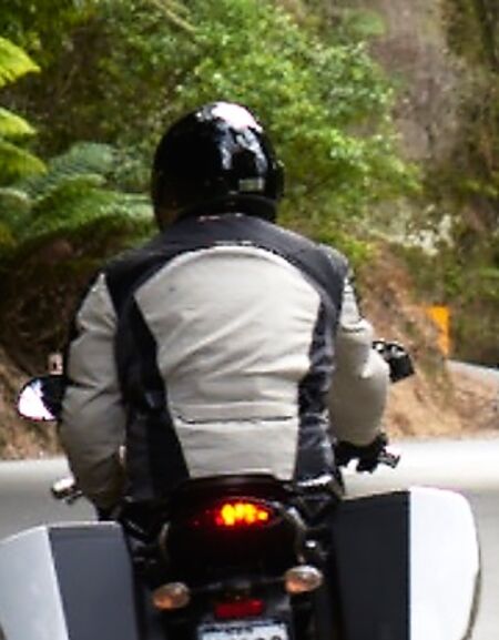 rider in jacket