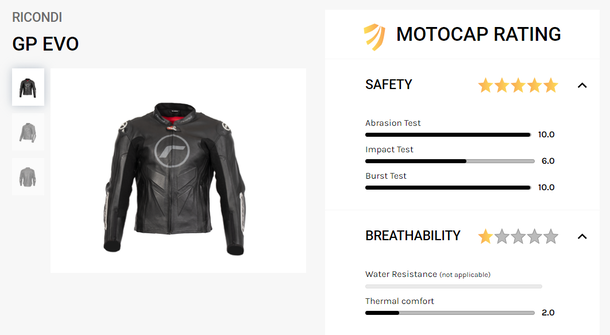 Ricondi GP EVO leather jacket