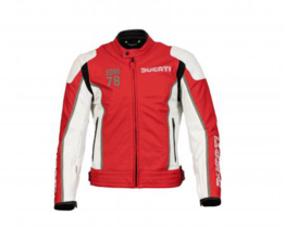 Ducati IOM 78 C1 leather jacket front