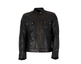Merla Duke leather jacket front