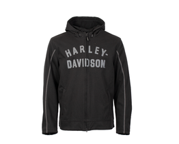 Harley Davidson Hoodie-Deflector textile jacket front